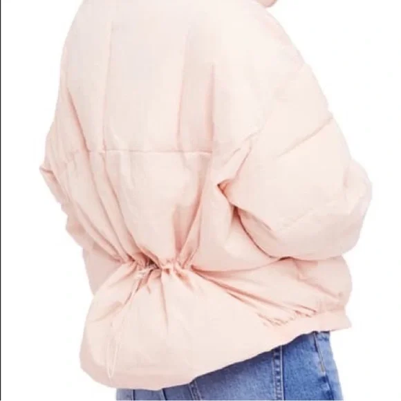 Free People Pink Puffer Jacket - Picture 5 of 6